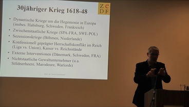 KEB Osnabrück: Prof. Dr. Ulrich Schneckener - Konfessionskriege gestern, Religionskriege heute?
